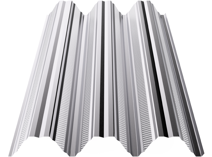 lamiera grecata SAND135 perforated