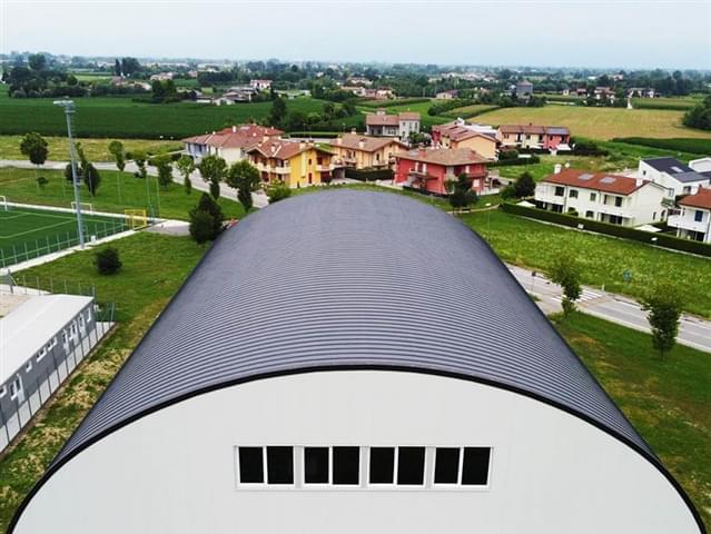 tetto in alluminio